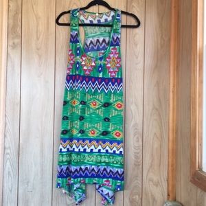 India Boutique Multicolor Tank Dress